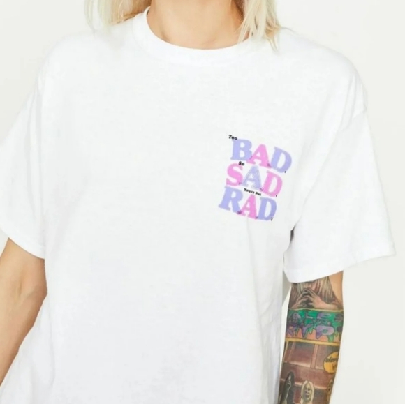 NWT Dolls Kill Dreamboy Too Rad T Shirt - Picture 2 of 8